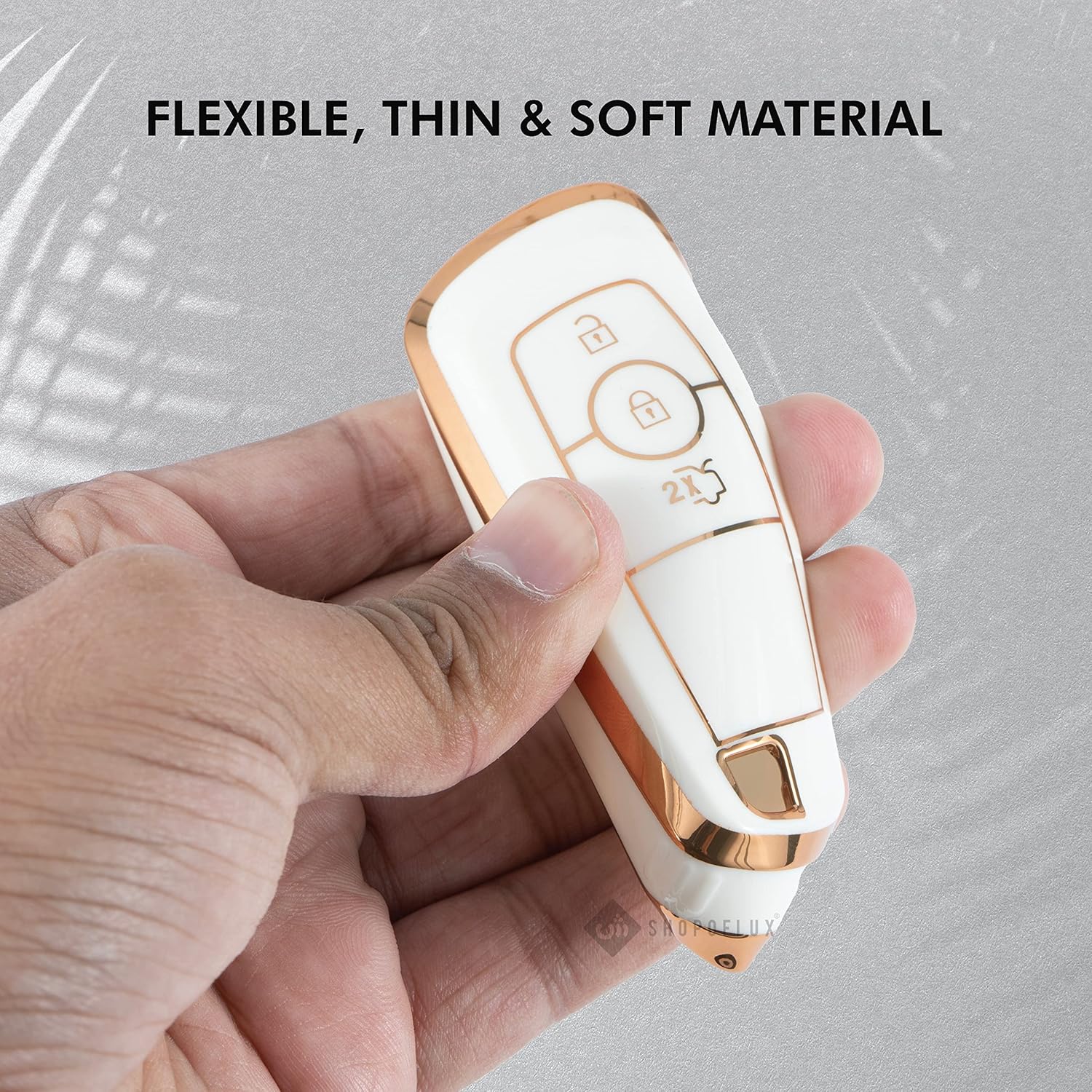 Shopoflux® TPU Smart Key Cover Compatible with Endeavour | Figo | Aspire | Freestyle Titanium