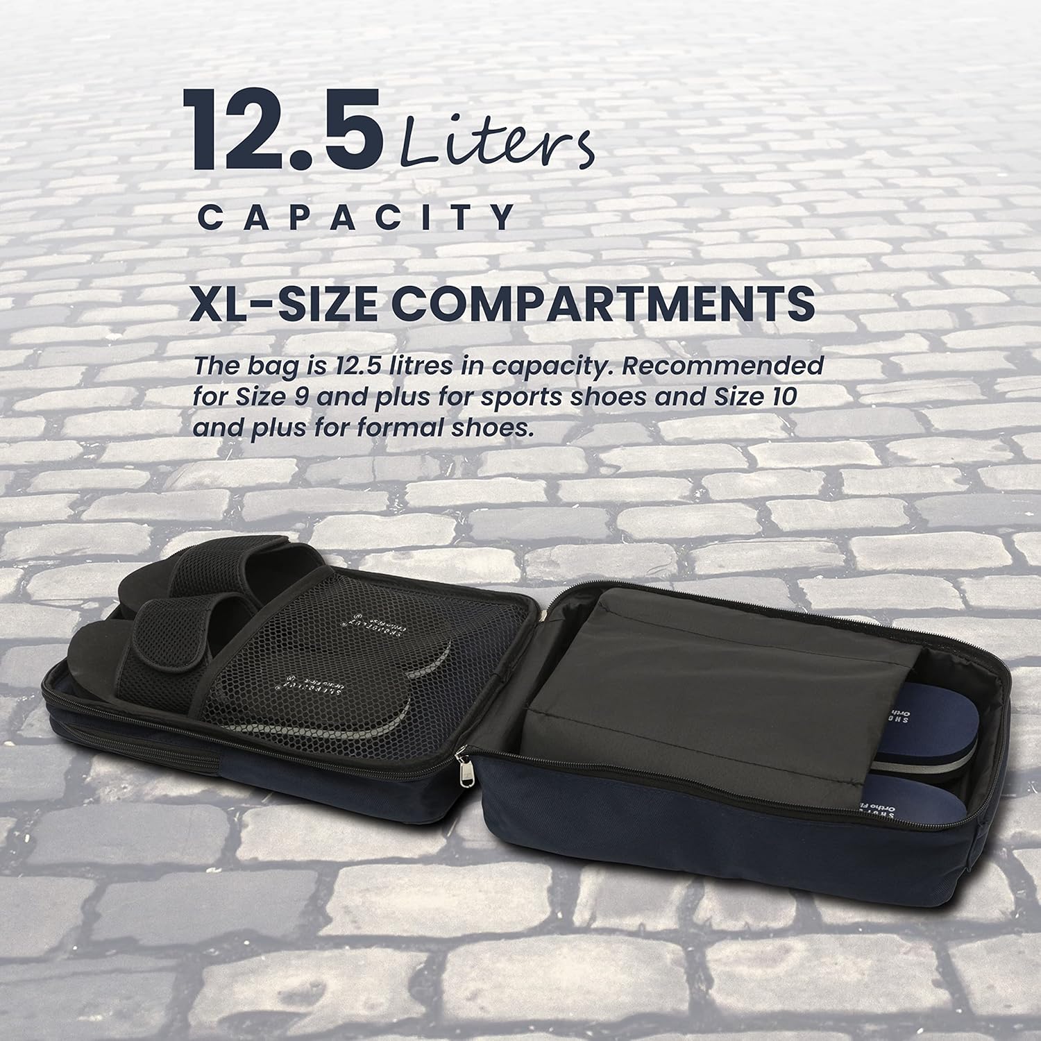 Shopoflux® Shoes Bag for Travel | Footwear Organizer Pouch | Multi-Purpose Portable Foldable Organizer | Travelling Shoe Holder Storage Bag