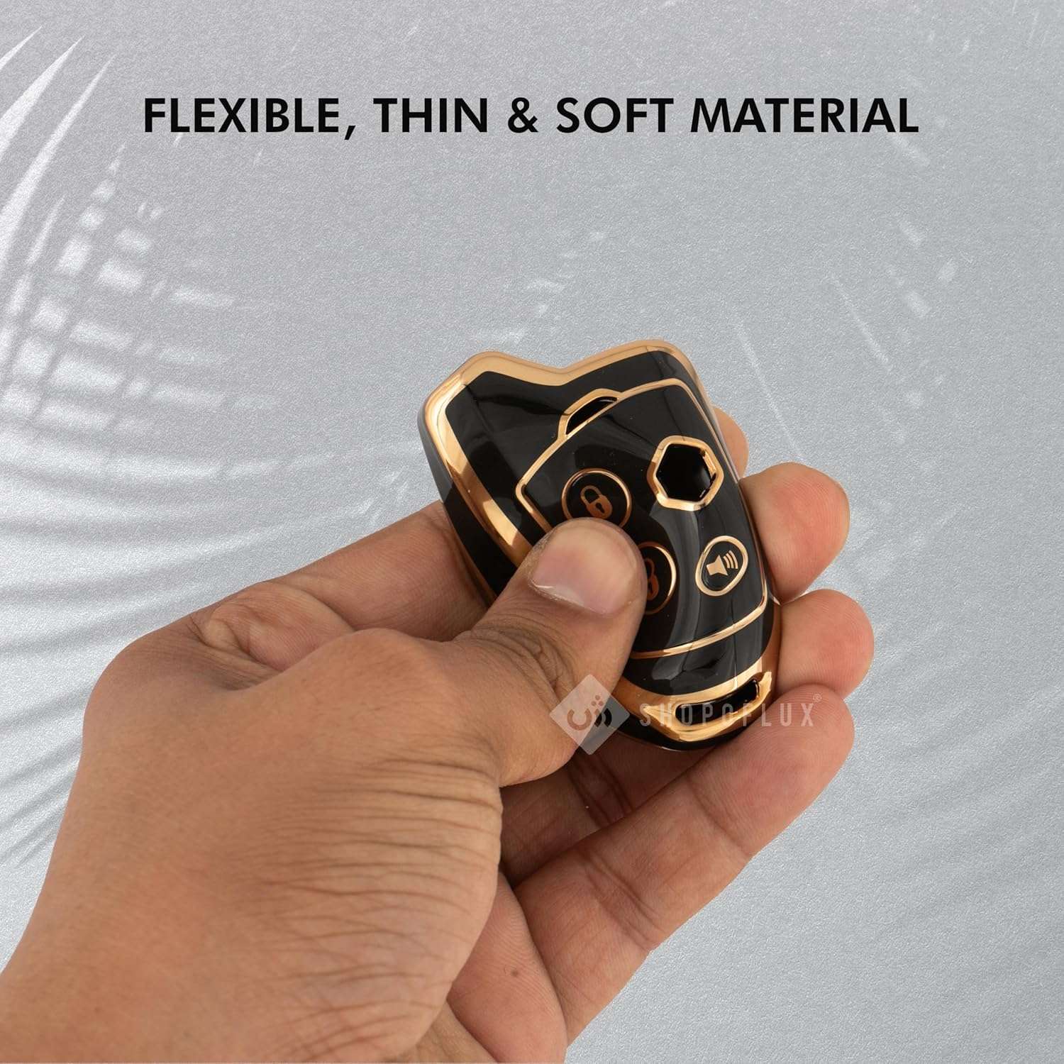SHOPOFLUX TPU Key Cover Compatible for Swift,Dzire, Ritz, WagonR, S-Cross, Ertiga, Astar, Ciaz, Celerio, WagonR, Baleno, Scross, Vitara Brezza, Baleno BS6 2020 with Nippon Remote Pack of 1