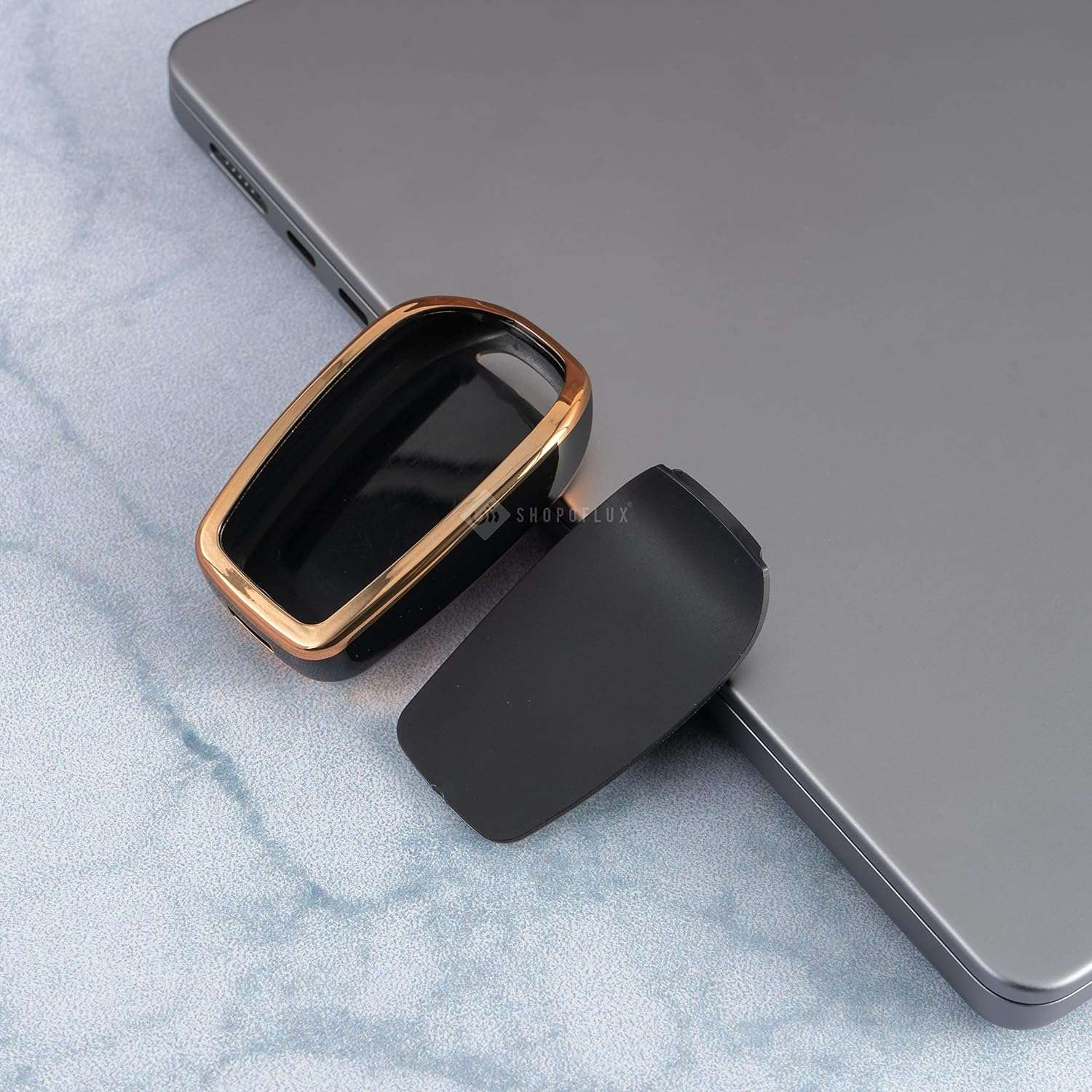 Shopoflux® TPU Key Cover Compatible with Renault Kwid | Triber | Kiger | Duster