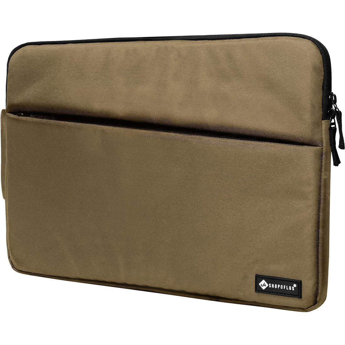 Shopoflux Laptop Sleeve Case Cover Bag for 15.6 Inch Laptop for Men and Women Waterproof with Front Pocket Blue, 16 X 11 X 1.2 Inch Brown