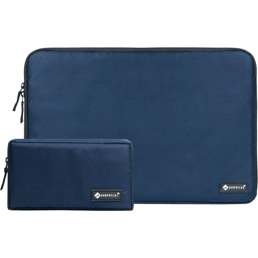 Shopoflux 16 Inch Laptop Sleeve Case Cover Bag for Men and Women Waterproof with Accessories Pouch Blue, 16 X 11 X 1.2 Inch