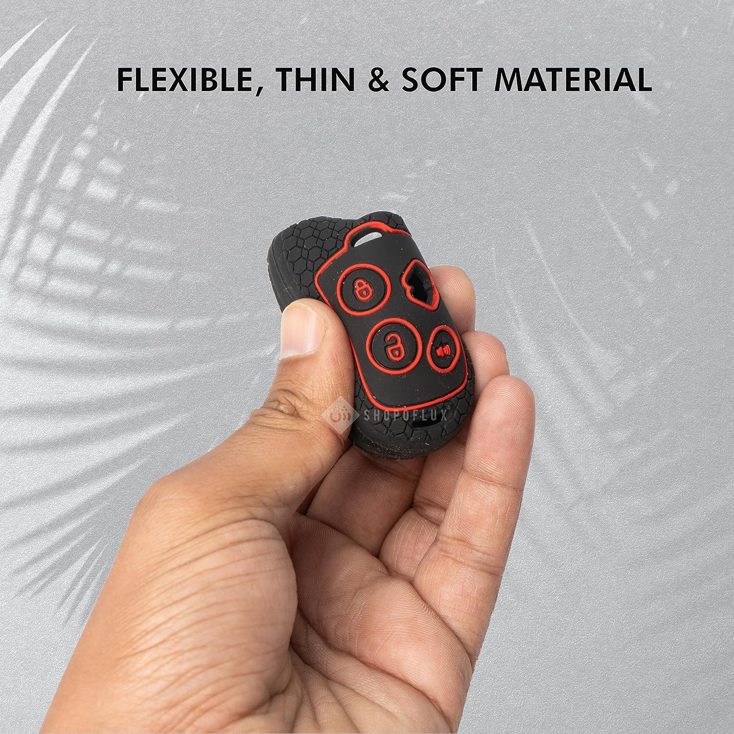 SHOPOFLUX Silicone Key Cover Compatible for Swift,Dzire, Ritz, WagonR, S-Cross, Ertiga, Astar, Ciaz, Celerio, WagonR, Baleno, Scross, Vitara Brezza, Baleno BS6 2020 with Nippon Remote Pack of 1