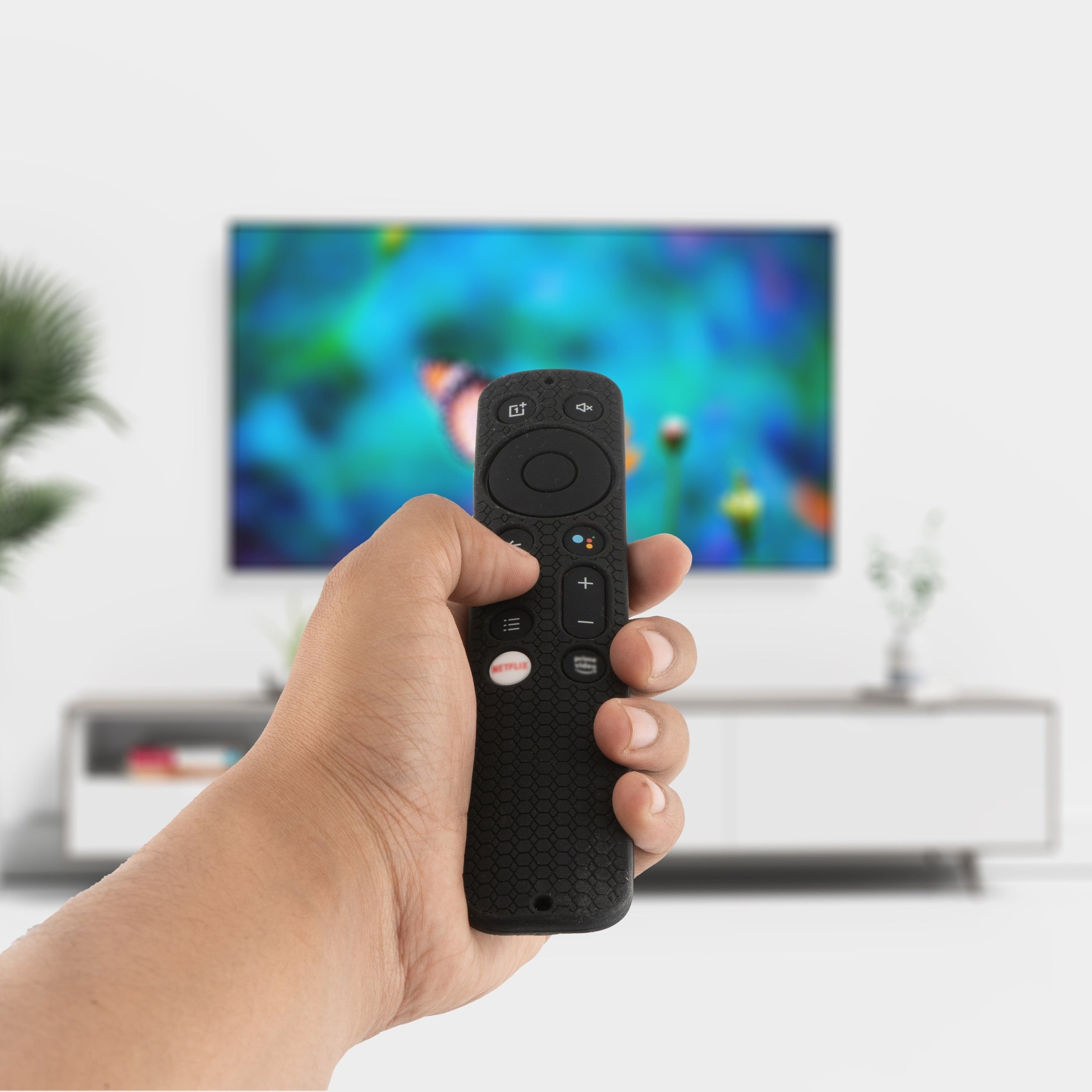 SHOPOFLUX Silicone Remote Cover Compatible with Oneplus Q Series/U Series / Y1S / Y1S Edge Smart LED TV Remote