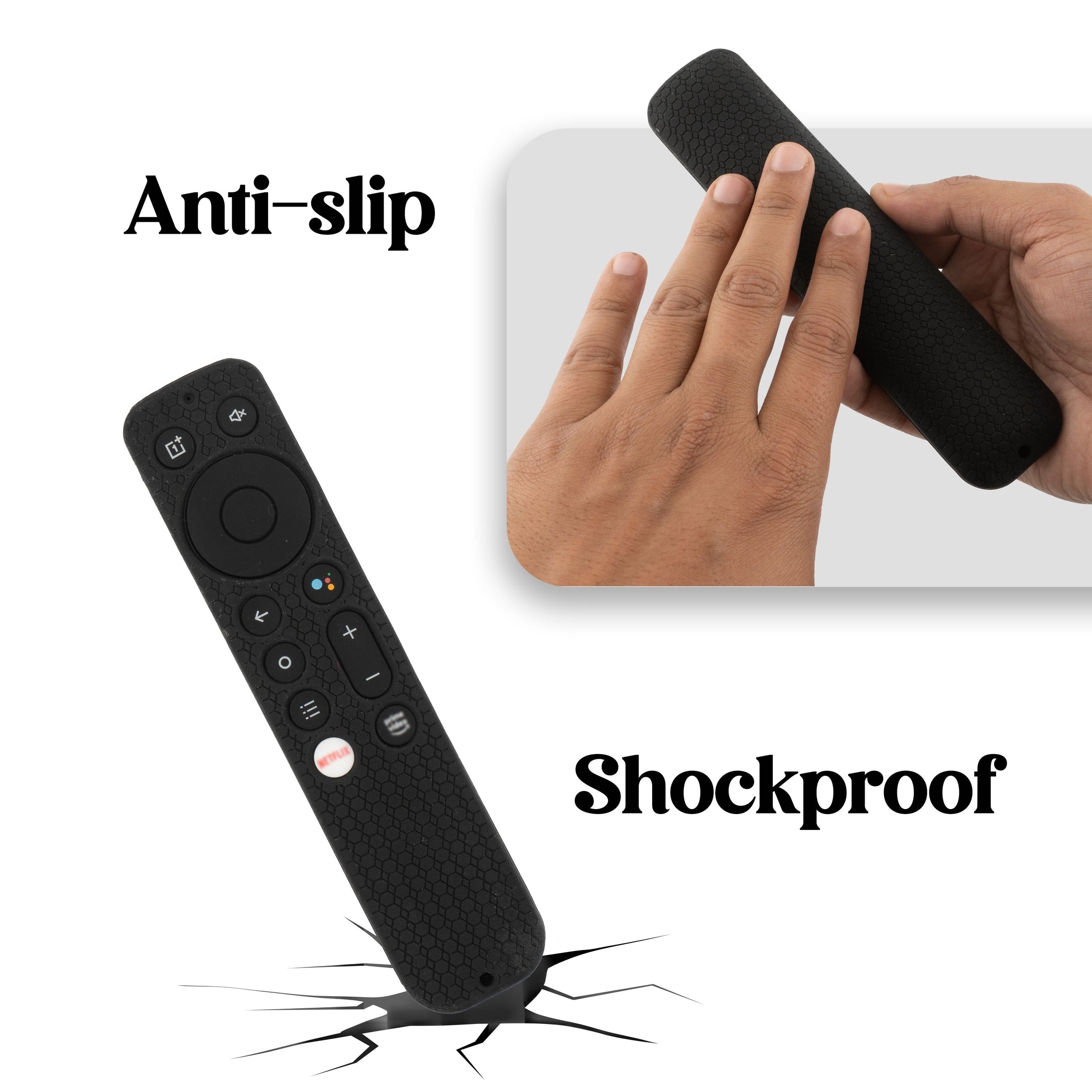 SHOPOFLUX Silicone Remote Cover Compatible with Oneplus Q Series/U Series / Y1S / Y1S Edge Smart LED TV Remote